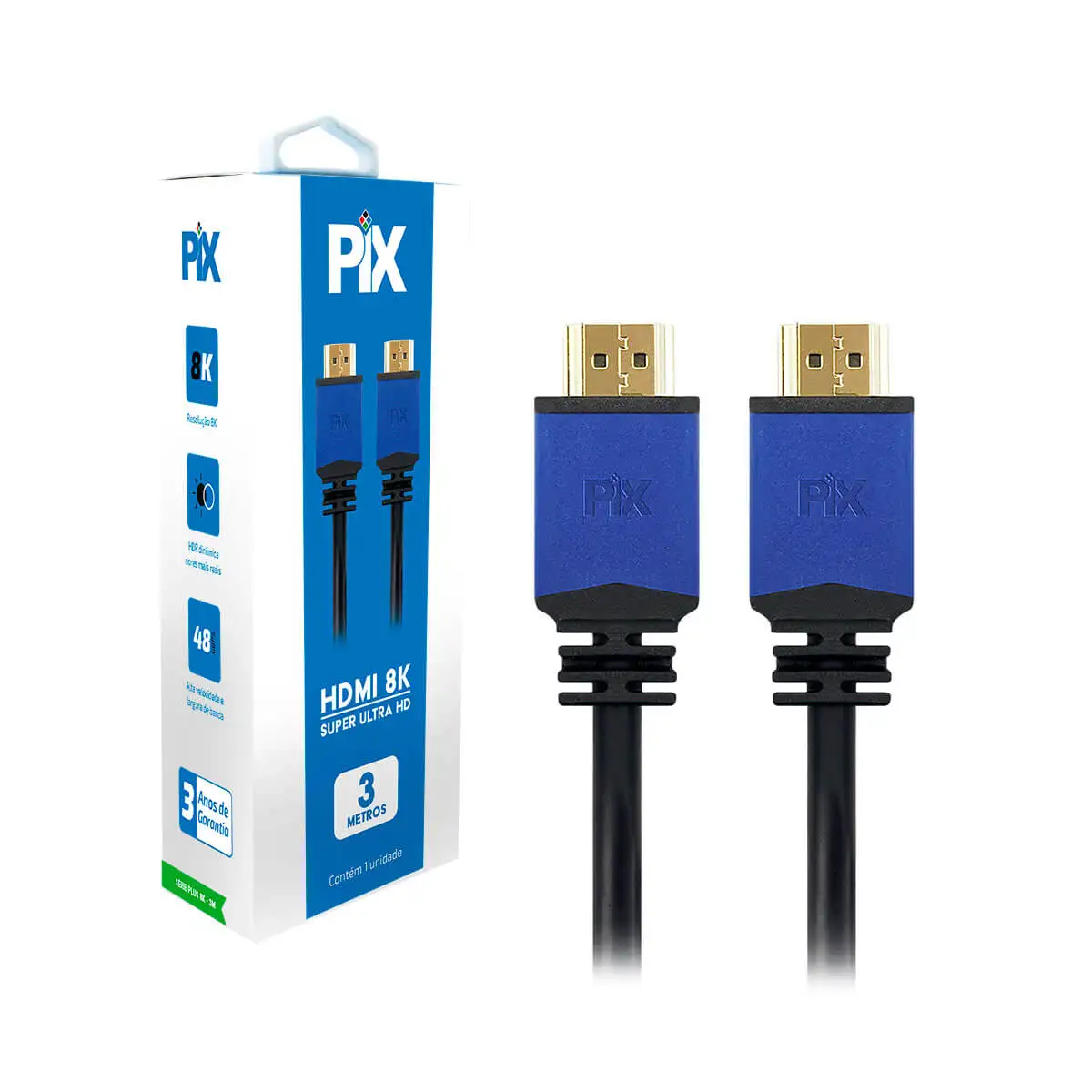 Hdmi 3 Meters 8K 120Hz 3D Ultrahd Cable 7680x Dynamic 4320