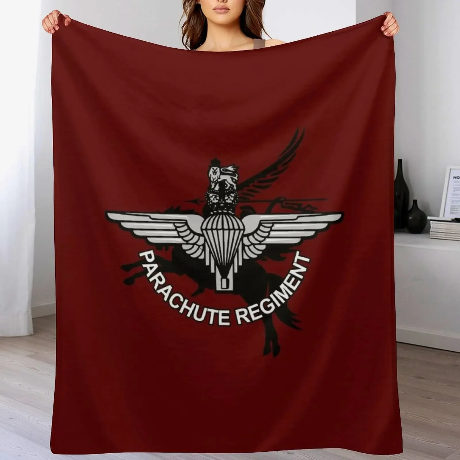 

Parachute Regiment Throw Blanket Wrinkle Resistant Lightweight Blanket