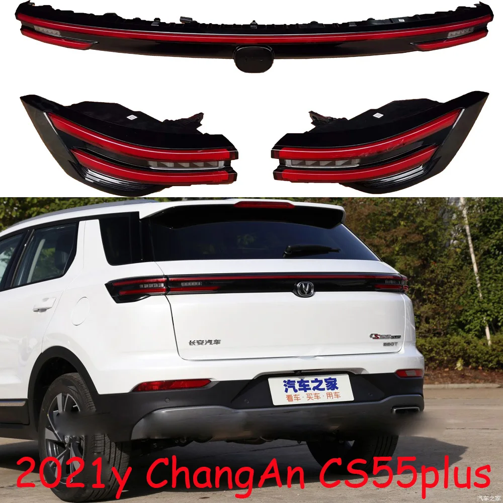 1pcs car accessories bumper Chang An tail light for changAn CS55 plus taillight Taillamp 2021~2023y ChangAn CS55 fog lamp