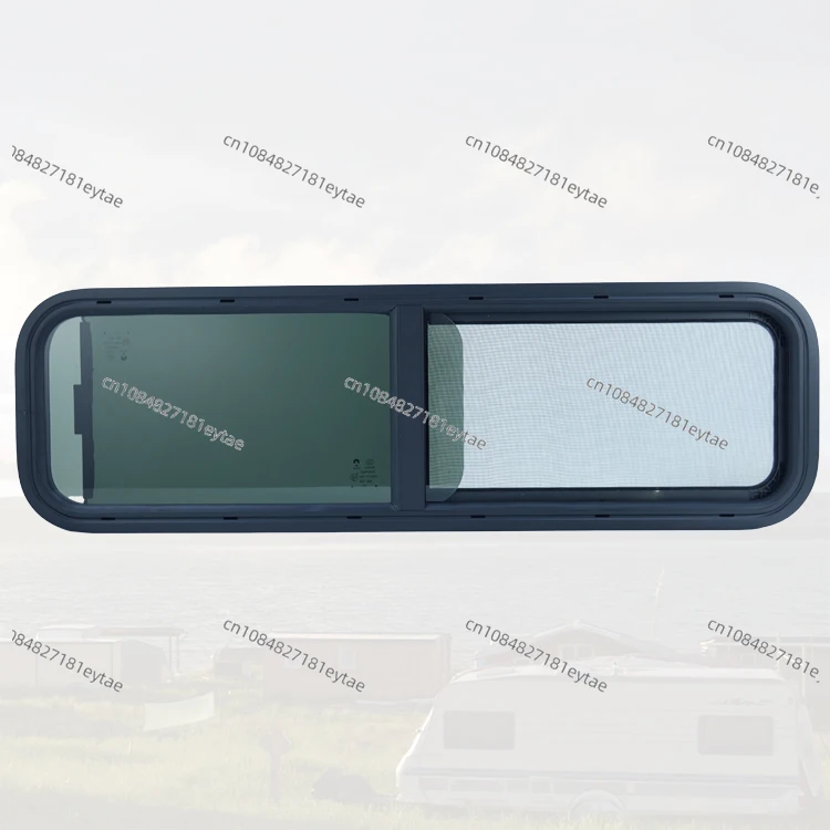 Best Price for 1067*559mm Aluminum Alloy RV Window Caravan Sliding Camper Van Window with Optional Curtain