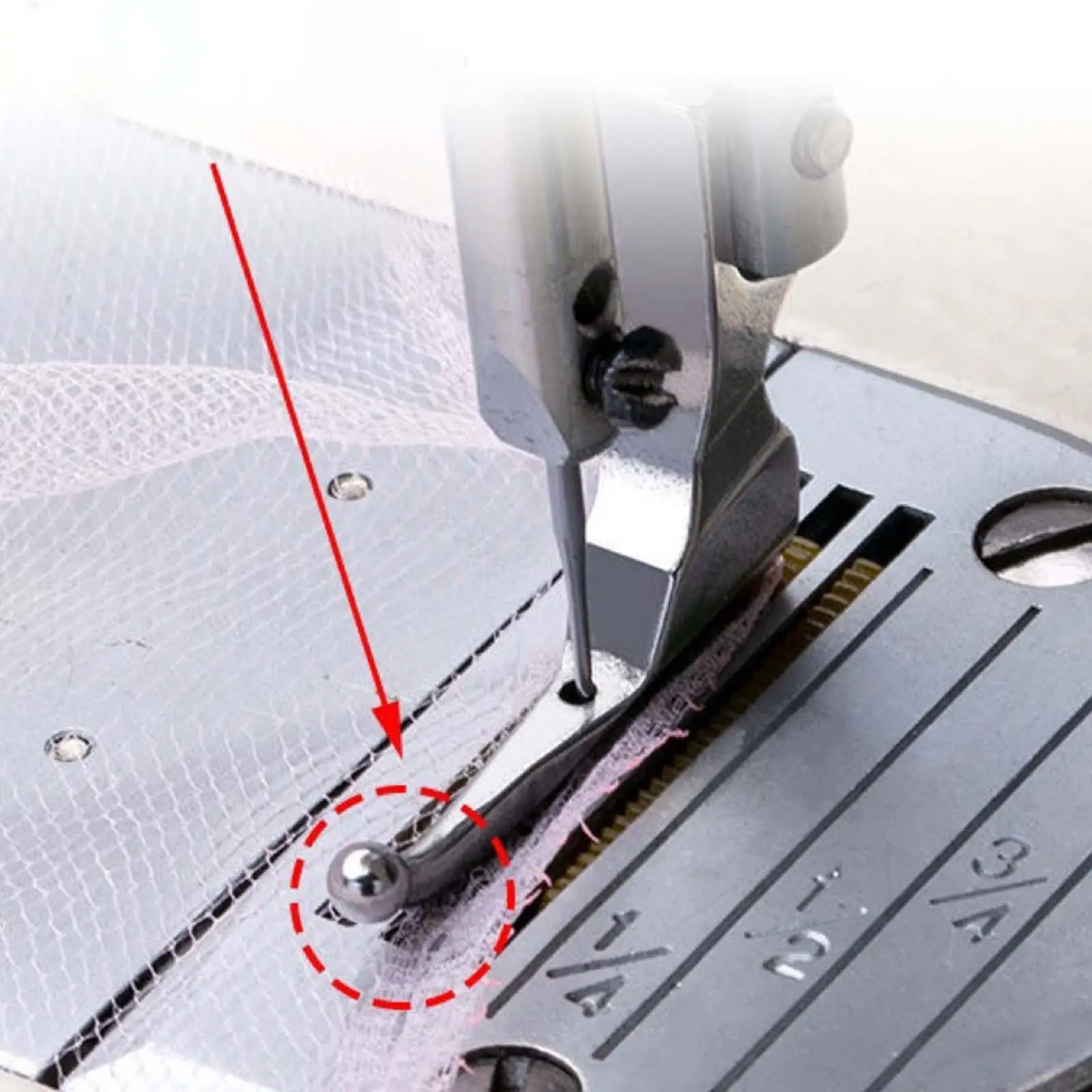 

Bead Sequin Special Presser Foot Sewing Machine Accessories,Professional,for Wedding Dresses Evening Gowns for Lock Stitch
