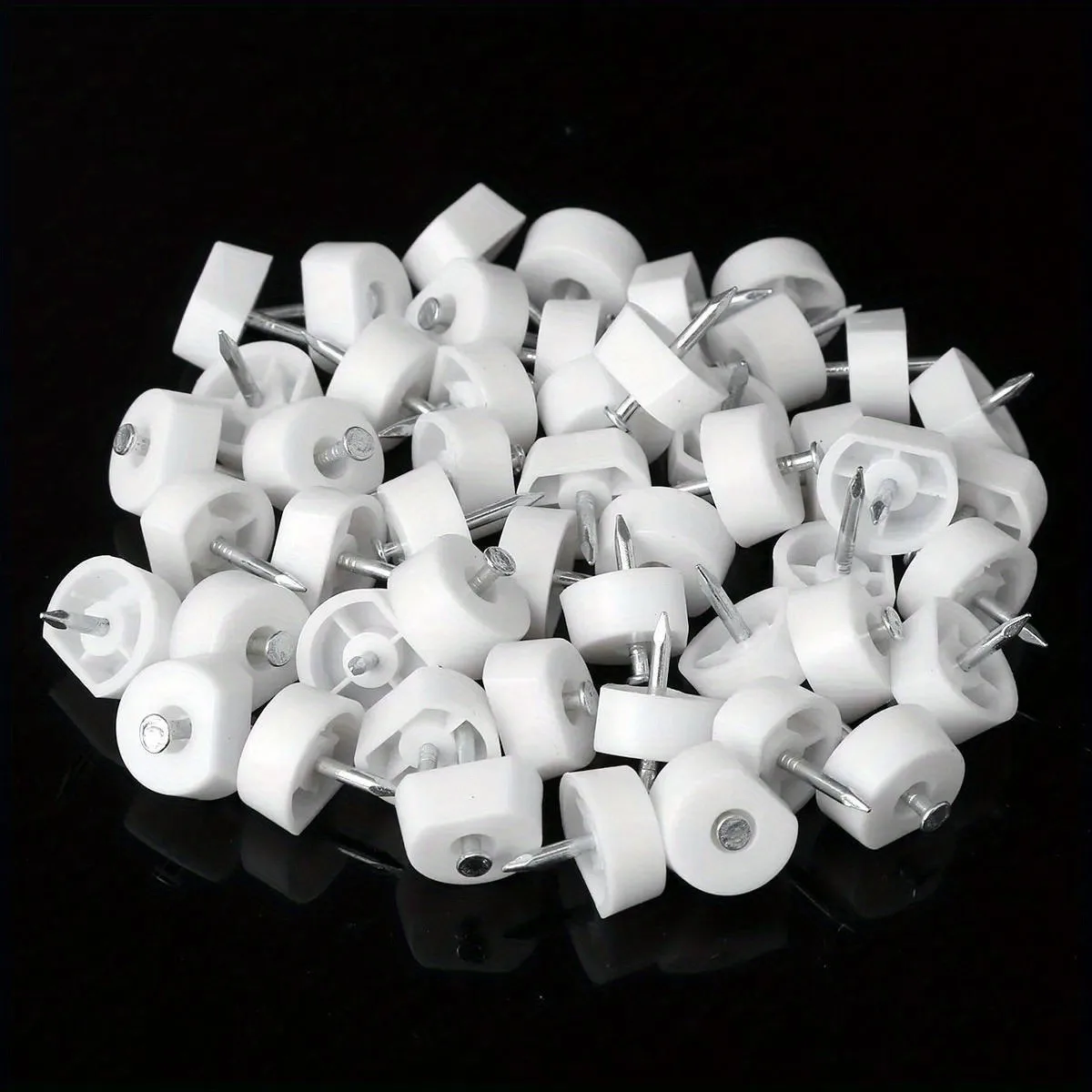 50Pcs Plastic Shelf Support Pegs Cabinet Wardrobe Layer Board Bracket Furniture Fixing Studs for Cupboard Shelves