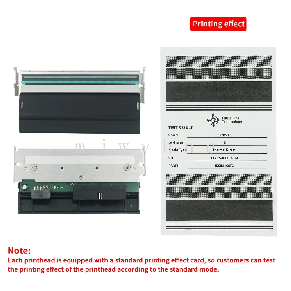

New Printhead for Zebra ZM400 Barcode Label Printer 203dpi 79800M