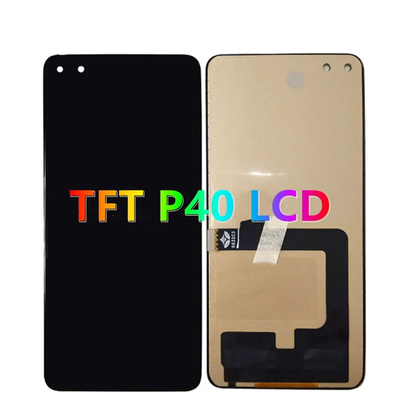 AMP;ED TFT 6.1\'\' P40 Display Screen With Frame For HUAWEI P40 ANA-AN00 TN00 NX9 LX4 LCD Display Touch Screen Digitizer Assembly