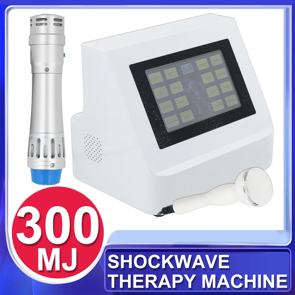 

300MJ Shockwave Therapy Machine Ultrasound Effective Limbs Pain Relief Body Massage ED Treatment New Shock Wave Massager