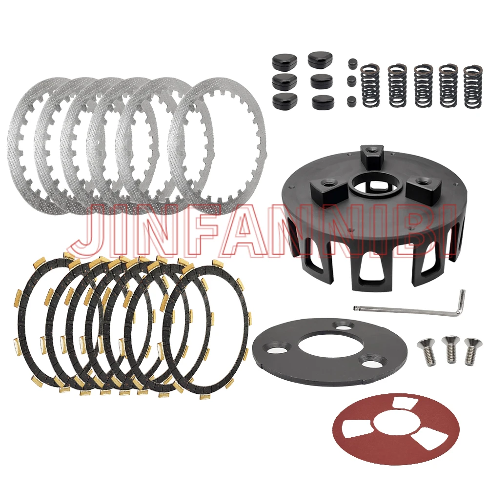 

Комплект фрикционных дисков сцепления с комплектом корзины для Yamaha Blaster 200 YFS200 1988-2000 2001 2002 2003 2004 2005 2006