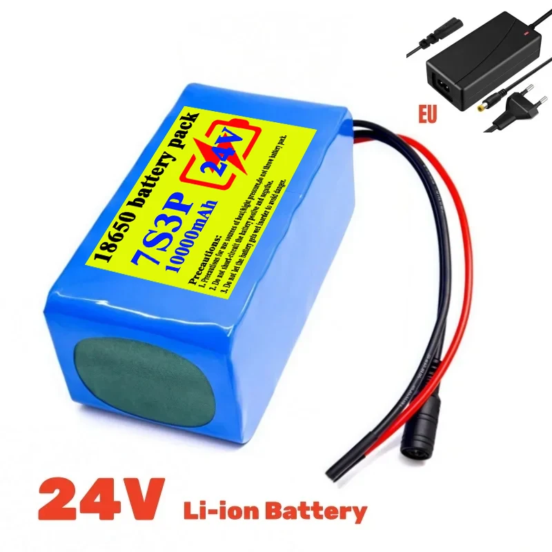 

7S3P 24V 20Ah 18650 Li-ion Rechargeable Battery Pack for Electric Wheelchair Scooter Backup Power Supply with 29.4V 2A Charger