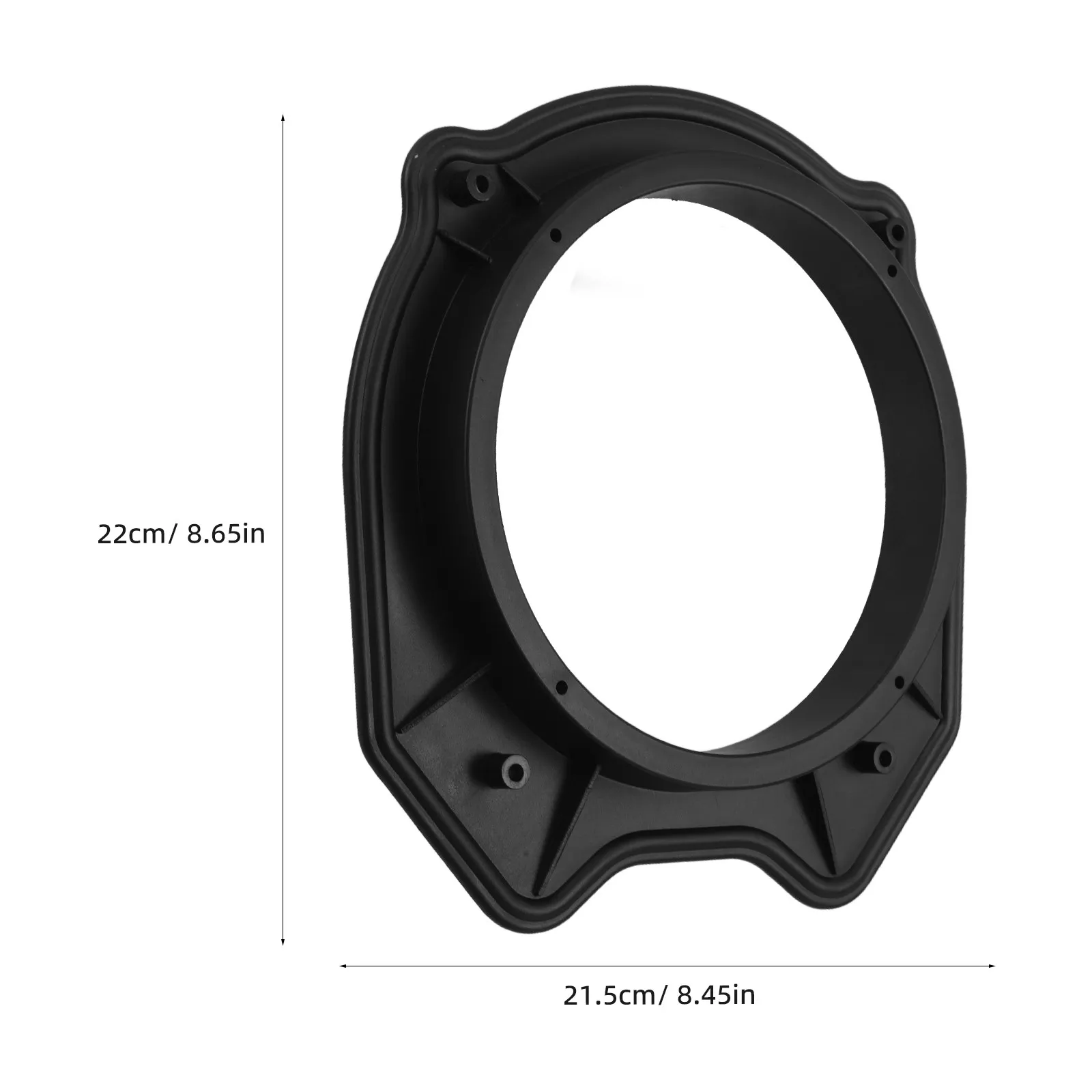 2Pcs Car Speaker Spacer Rings Universal Fit Solid Plastic Audio Adapter Vibration Reducer for Vehicle Tweeter Subwoofer