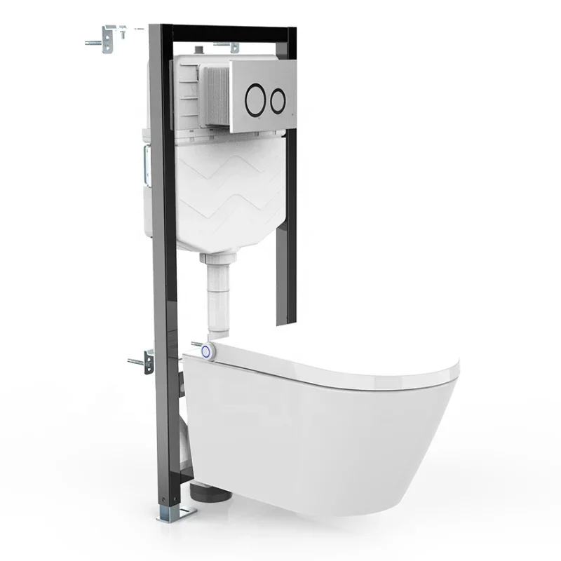 Bathroom Smart Toilet  Certificate Wall Hung Shower Toilet