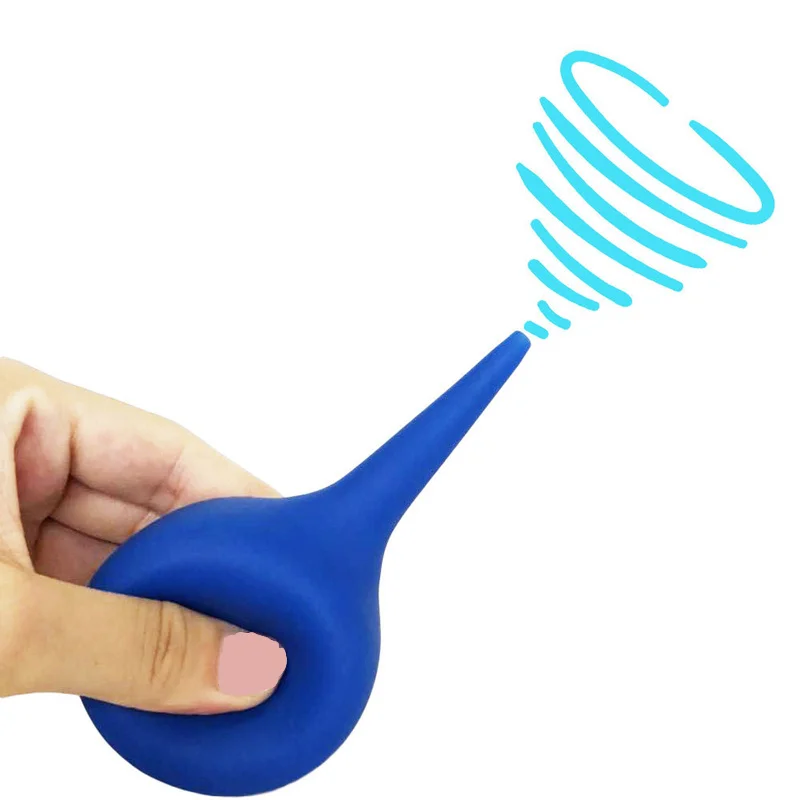 2PCS Ear Wax Removal Irrigation Cleaning Kit Ear Syringe Bulb Air Blower Pump Dust Cleaner Earwax Remover Rubber For Adult