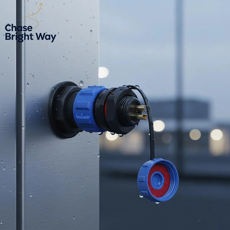 Rugged SP13 Series Waterproof Connectors for Safety in Industrial Workplaces
