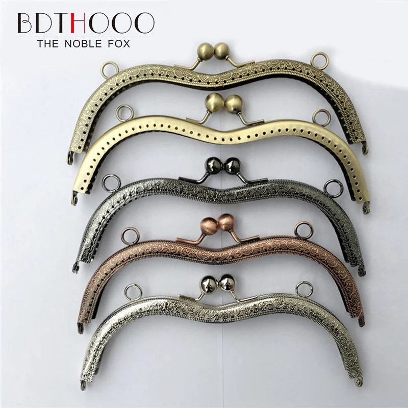 10Pcs 19Cm Metal Frame Purse DIY  Kiss Clasp Lock for Handbag Handle Coins Bag Accessories Fashion