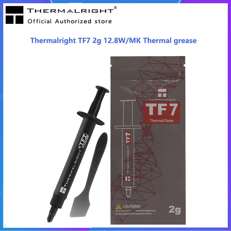 

Thermalright TF7 12.8W/MK 2g Thermal Grease Desktop Computer CPU Graphics Card Notebook Thermal Silicone Grease Thermal Paste