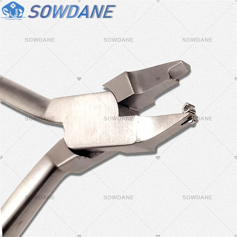 Dental Orthodontic Crimping Plier Crimpable Hook Pliers Hook Placing Plier Universal Type Stainless Steel Dentist Instrument