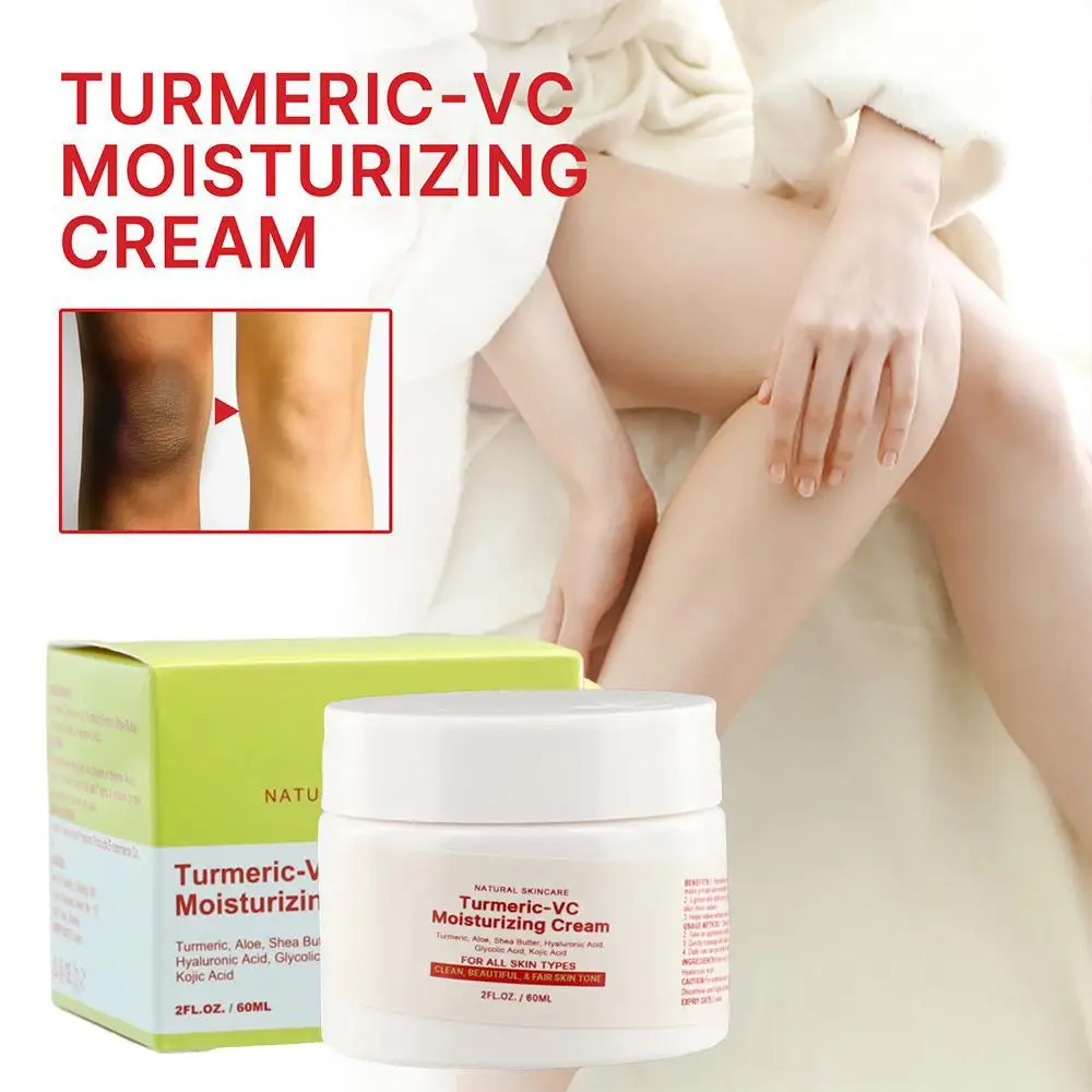 Cúrcuma Whitening Sardas Soro Creme, Anti-Aging Acne Face Care, Melasma Dark Lighten, Melanin Spots, Brighten, S Z5E5, 60ml