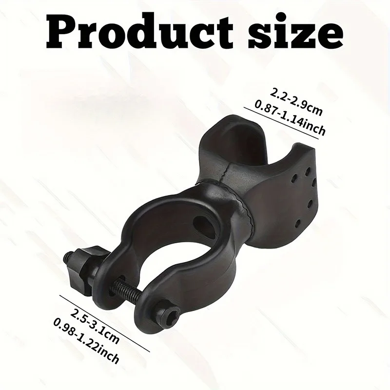 Electric Manual Wheelchair Crutch Clip Holder Elderly Commuting Car Accessories Degree Adjustable Rubber Personal Health Care view 6
