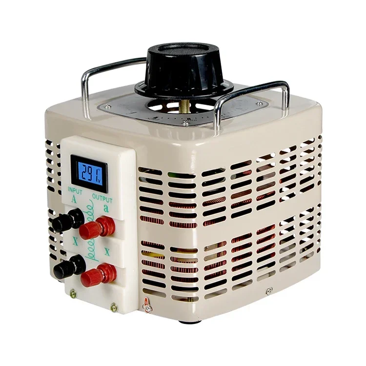 TDGC2-5KVA Digital Display Variacs, Variable AC Output Transformer , Voltage Regulator Single Phase Contact Type Regulators