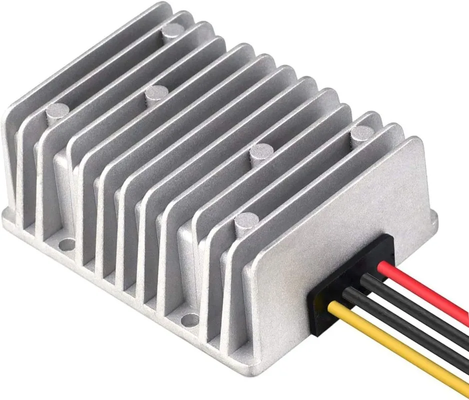 12V to 24V DC-DC Boost Converter Aluminum Housing 5A 8A Step Up Power Supply Module Waterproof Transformer 5