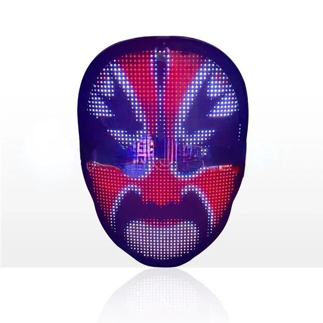 Led Masks Programmable for Costumes Cosplay Party Masquerade light up mask for Halloween