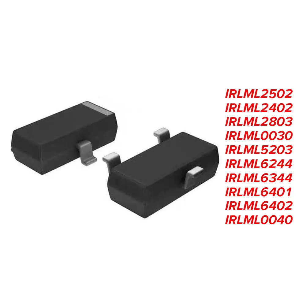 

10PCS IRLML2502TRPBF IRLML2502 IRLML2402 IRLML2803 IRLML0030 IRLML5203 IRLML6244 IRLML6344 IRLML6401 IRLML6402 IRLML0040 TRPBF