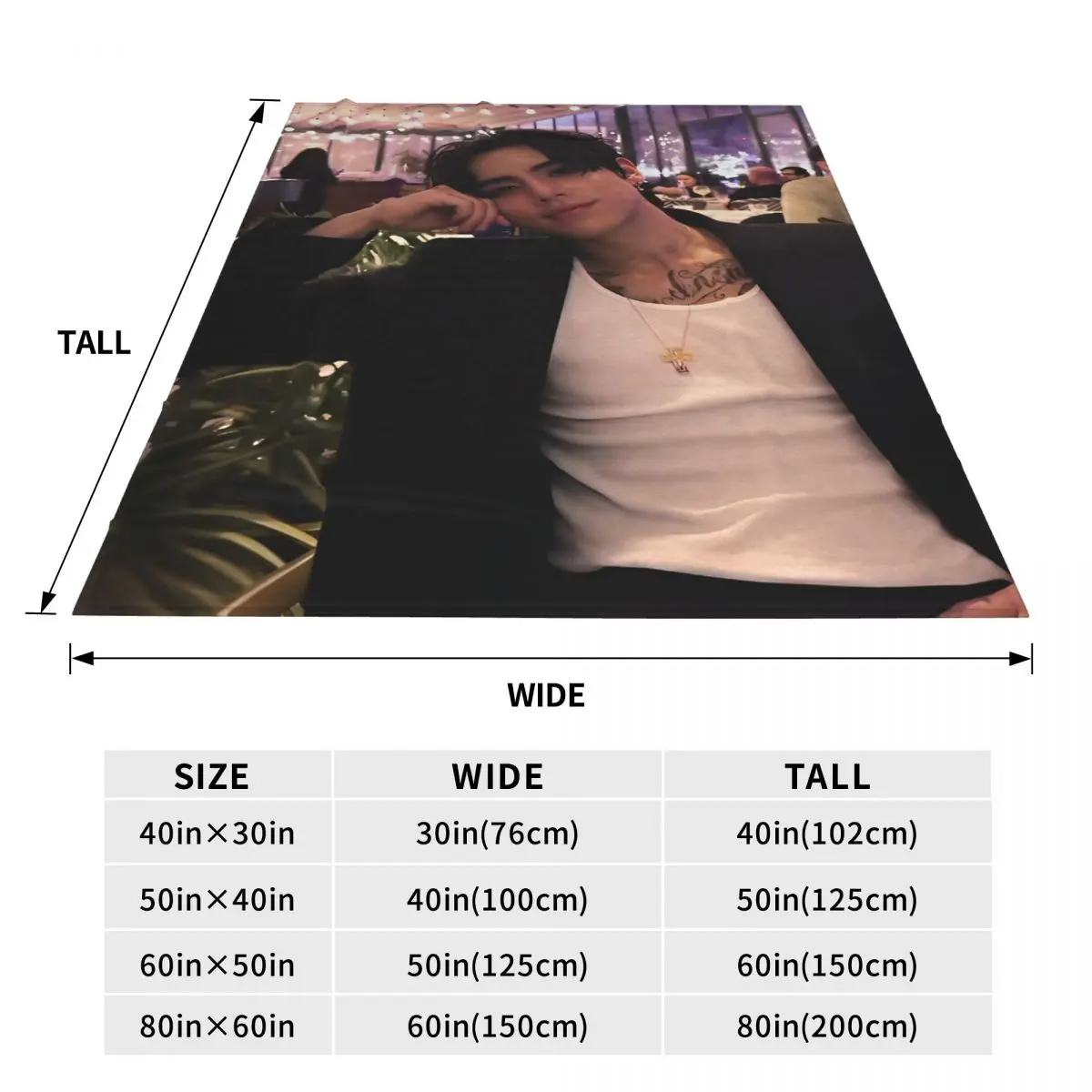 DPR IAN Blanket Cover K-Kpop Flannel Throw Blankets Home Couch Portable Lightweight Bedspreads