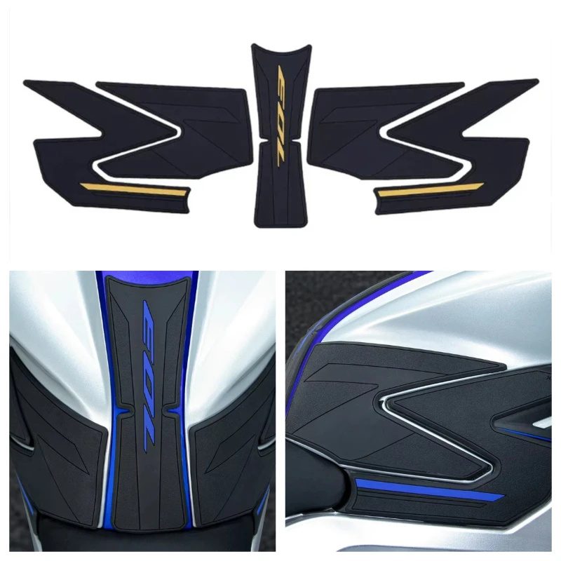 NEW FOR ZONTES 703F 703t 2026- Motorcycle 3D Anti Slip Fuel Oil Tank Pad Side Knee Grip Decal Protector Sticker Pads