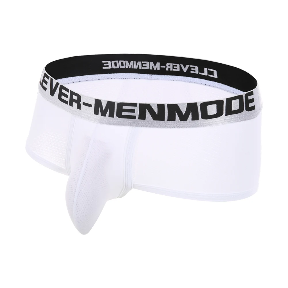 سراويل داخلية للرجال منخفضة الارتفاع مع حقيبة محدبة على شكل حرف U مصممة للاستخدام الممتص للعرق المسامي في الأنشطة الرياضية