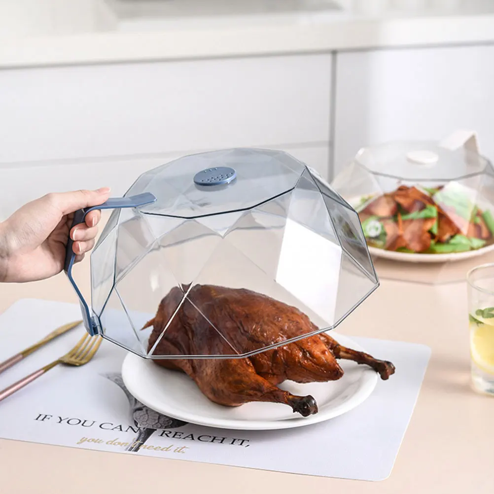 

Heating Food Cover Microwave Dish Cover Heat Resistant PC Kitchen Gadget Plate Splatter Guard ABS Material Use Prevent