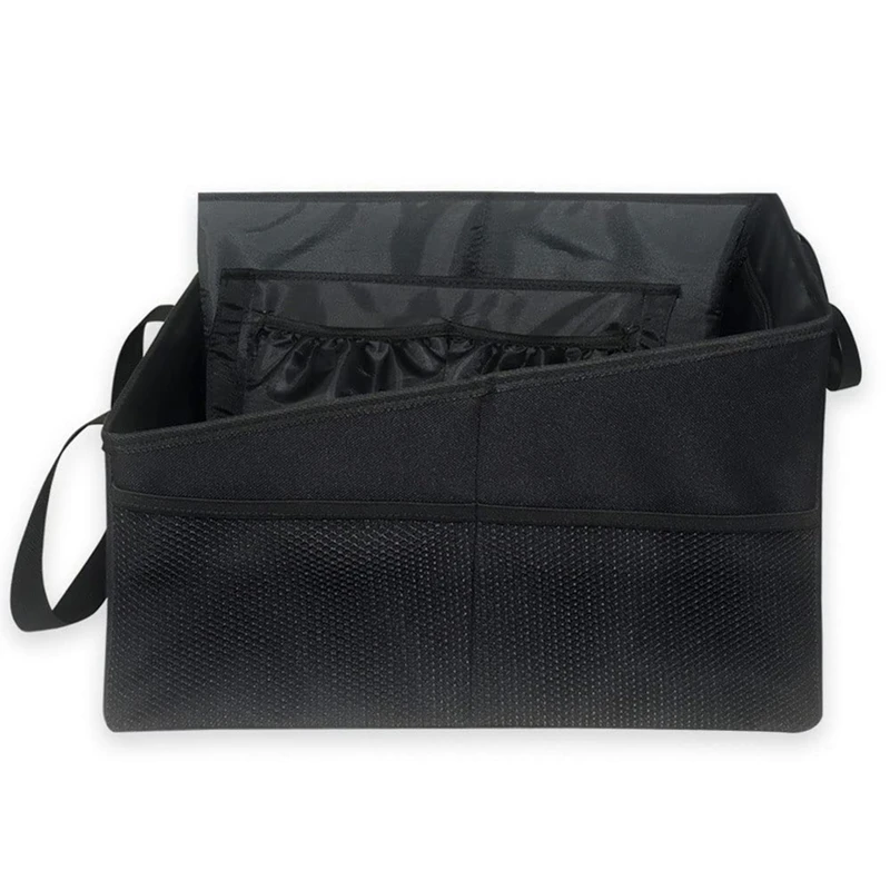 Car Boot Organiser Seat Front Seat Organiser Storage Boxes Large Capacity Portable Compact Simple Black image 3