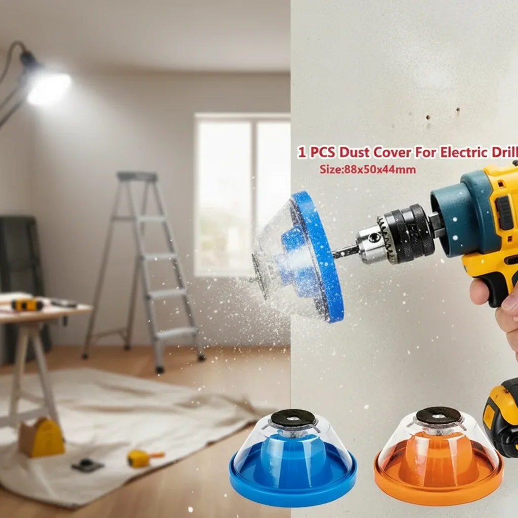 

Electric Drill Dust Collector Cover Ash Bowl Dust Proof Attachment for Power Tool Accessories 1 Pc