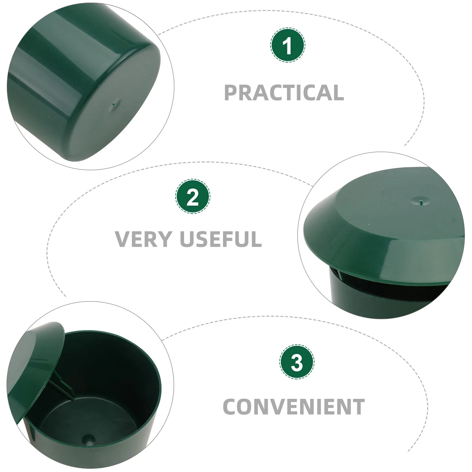 

2Pcs Snail Trap Removers Premium Plastic Tools Catchers Garden Safe Easy Clean Traps Balcony Plants Vegetables Practical