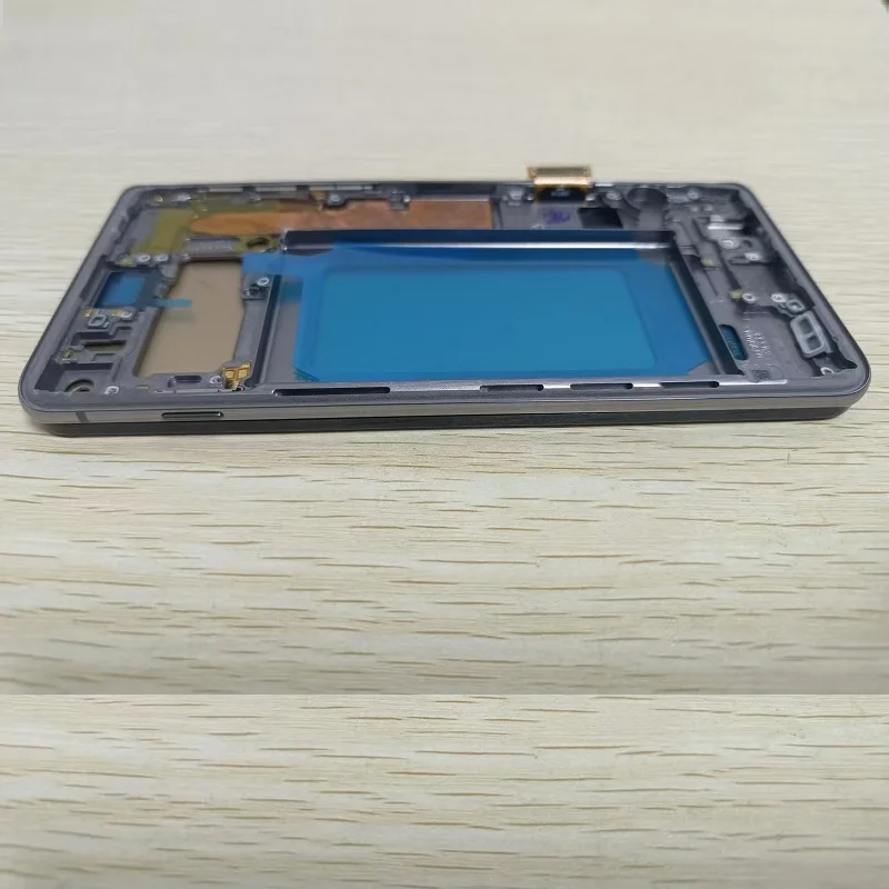 Incell for Samsung Galaxy S10 SM-G973F Display Screen Touch Lcd Digitizer with Frame Side Button Replacement G973F/DS G973