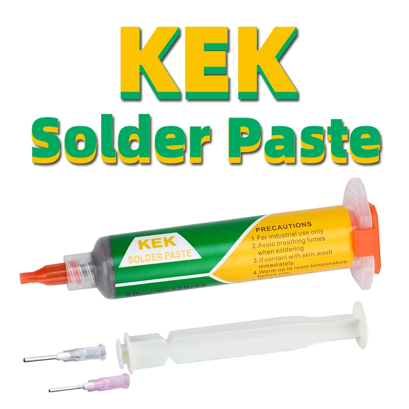 Syringe type low temperature solder paste  Sn42Bi58  Melting point 138