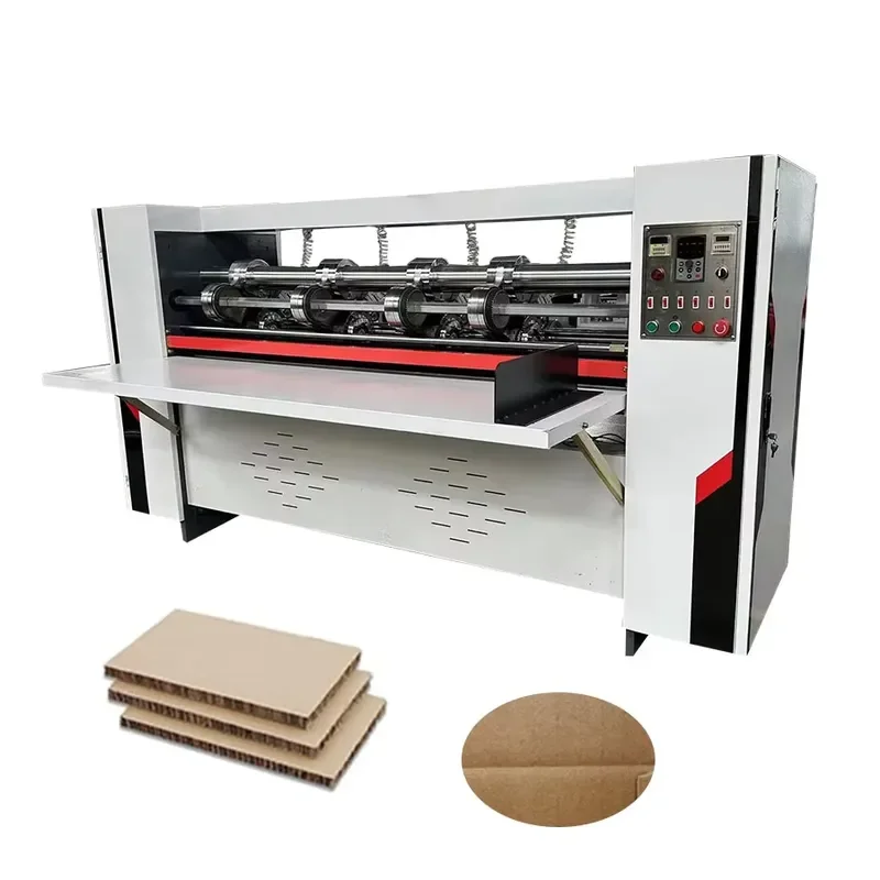 High Quality 3/5 /7 Layer Corrugated Cardboard Thin Blade Slitter Scorer Corrugator Machine