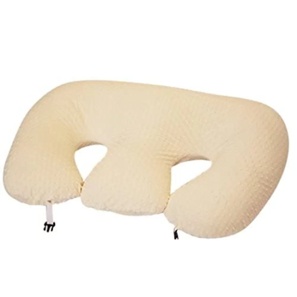 

Удобная подушка кремового покрытия для воспитания близнюков