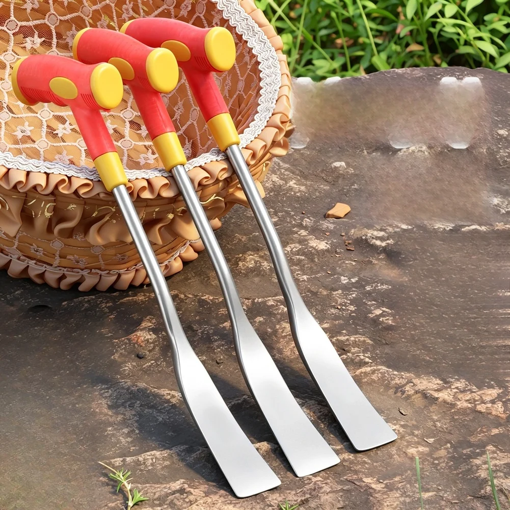Pot Transplanting Tool Agricultural Shovel For Weeding For Garlic Harvesting Ergonomic Plastic Handle High-strength Steel