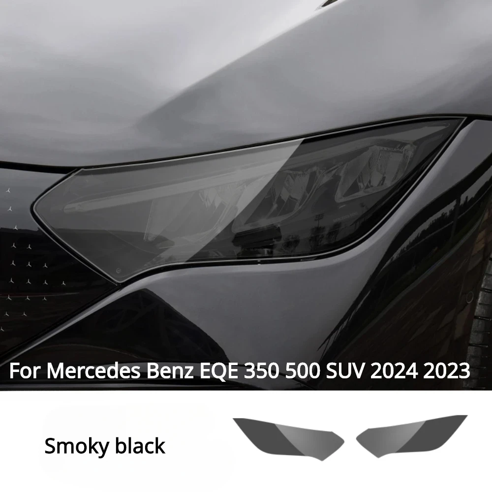 For Mercedes Benz EQE 350 500 SUV 2024 2023Accessories Car Exterior Headlight Anti-scratch TPU Protective film Anti-scratch film