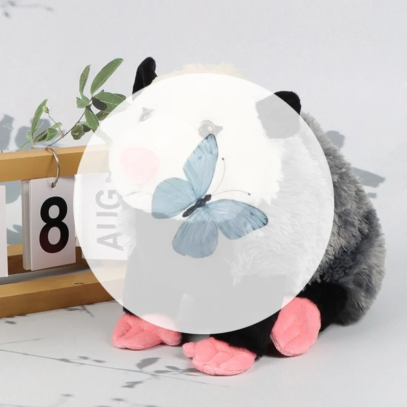 

Плюшевая кукла Pleasing Opos, уютная мягкая мультяшная игрушка-мышь, домашние украшения, подарок на день рождения для детей