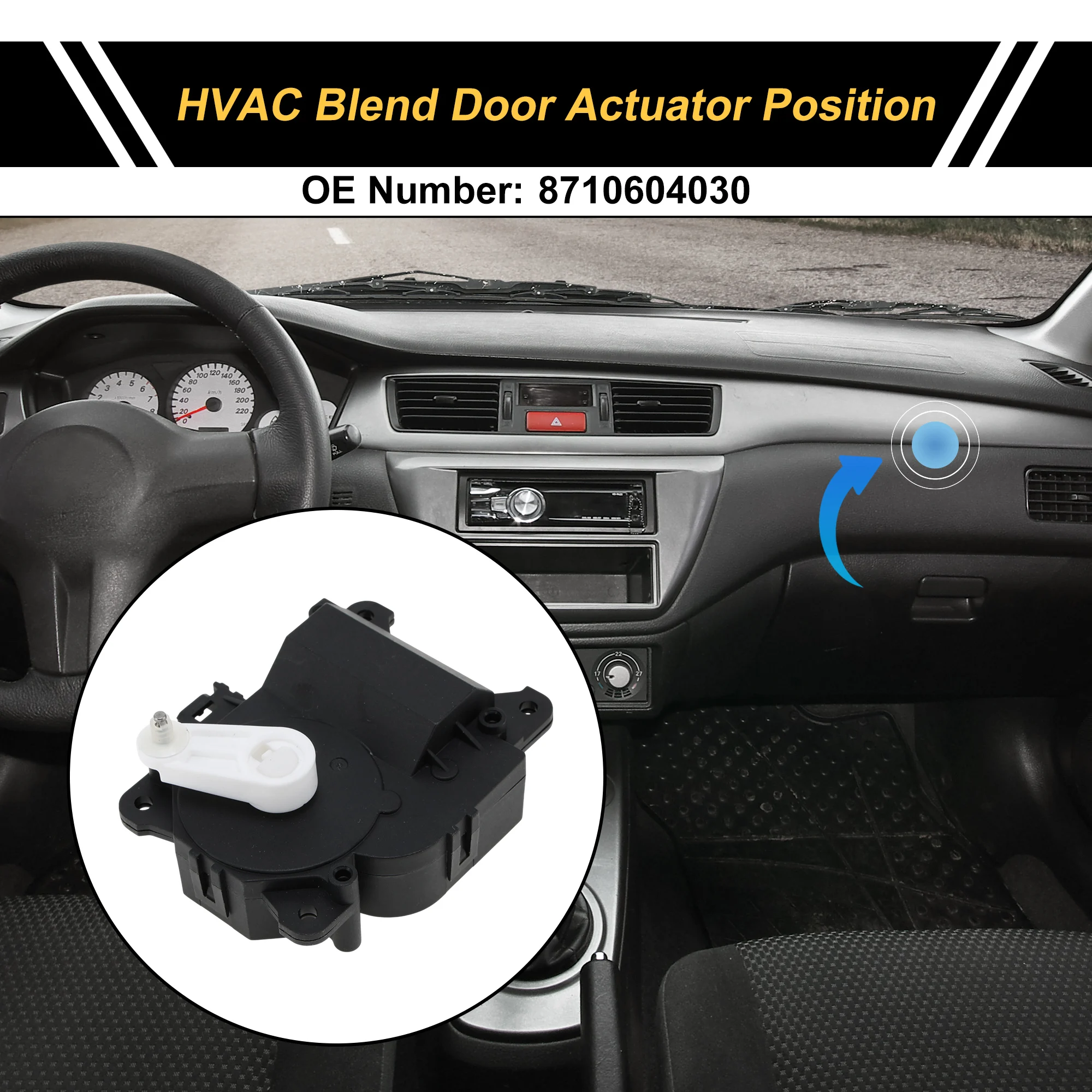 

Привод двери смеси обогревателя UXCELL HVAC для Toyota Tacoma 2001-2004 No 8710604030