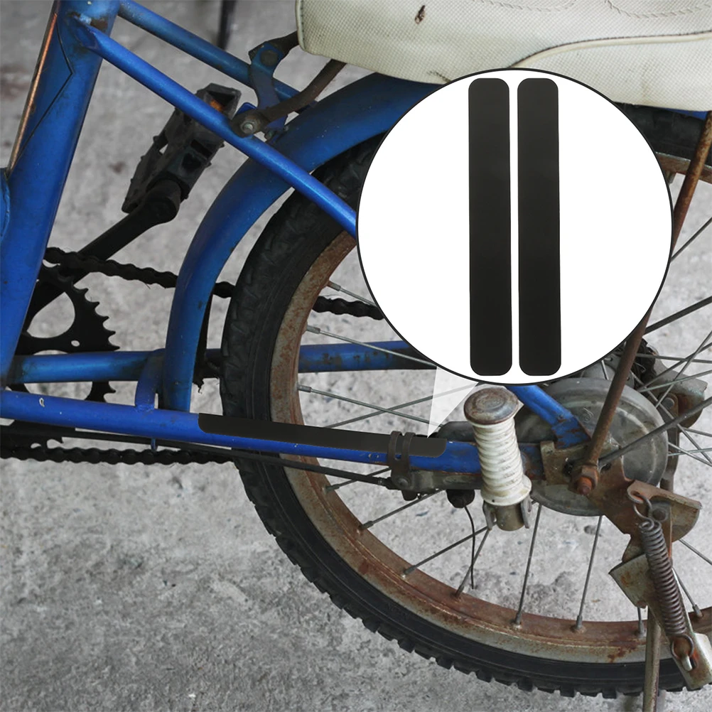 

4pcs Bike Chainstay Protector Silicone Frame Guards Waterproof Stickers for Mountain Road Bicycles Anti Scratch Films