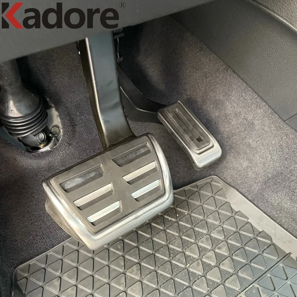 Brake Accelerator Fuel Pedal For Volkswagen VW Transporter Multivan T5 T6 Caravelle T6 Foot Pedal Pads Covers Car Accessories