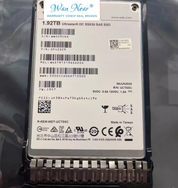 

For H3C 0231AE3Y 1.92T 12G SAS WUSTR1519ASS204 2.5 Server Solid State Drive