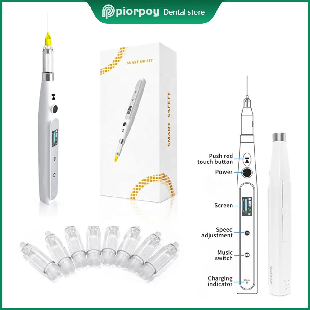 PIORPOY Dental Anesthesia Syringe Painless Electric Local Anesthesia With LED Display Dental Equipment Clinical Trial Products