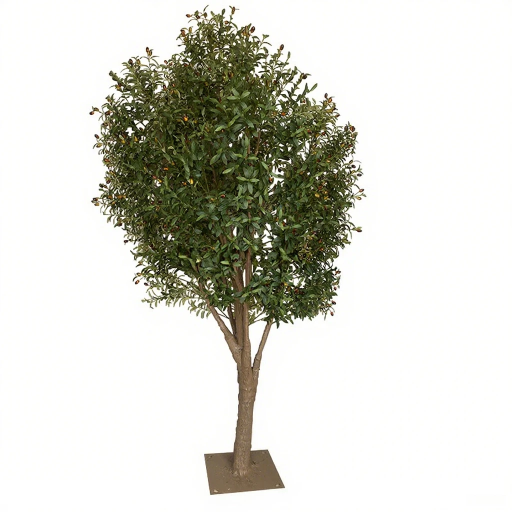 

Artificial olive tree Large indoor fiberglass artificial tree Hotel shopping mall landscape artificial olive tree