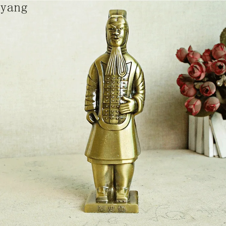 CX Qin Shi Huang General Terracotta War Horse Terracotta Carriage Ashtray Bell Bottle Opener Metal Crafts
