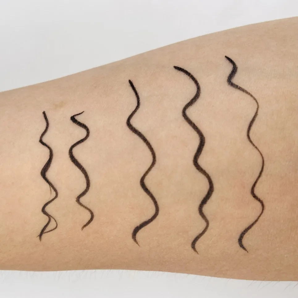 Eyeliner liquide imperméable à séchage rapide, résistant aux taches, noir, Logo personnalisé, maquillage végétalien, vente en gros, marque privée, beauté