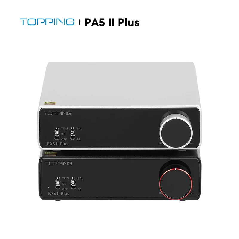 

TOPPING PA5 II/PA5 II Plus Fully Balanced Class D Amplifier High Performance Power Amplifier 140W*2