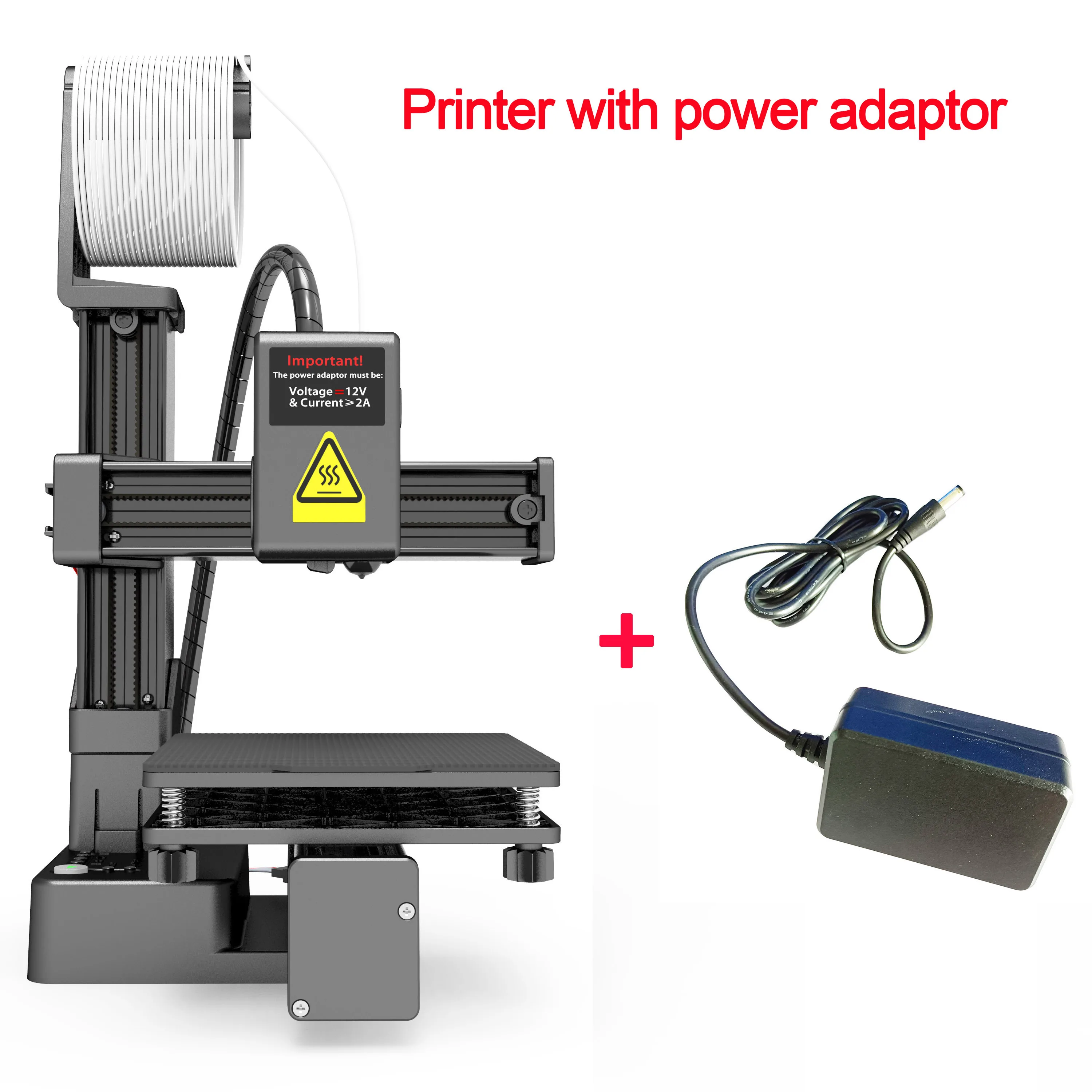EasyThreed 3D Printer Entry Level Compatible with PLA TPU 1.75mm Filament include Power Adaptor. image 3