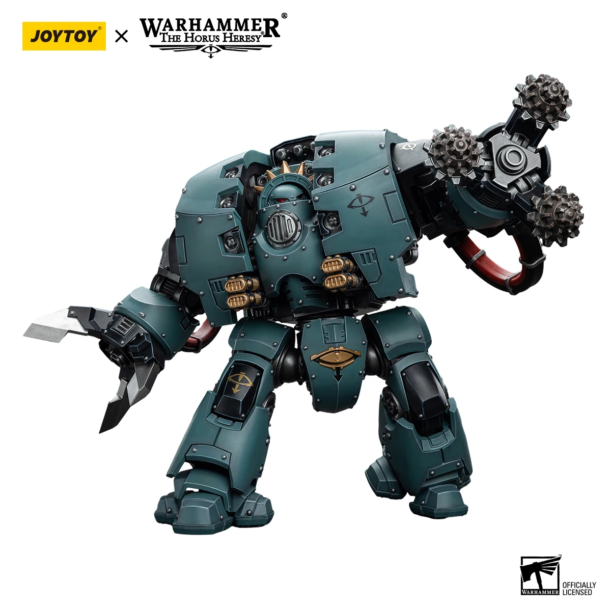 [Pre-Sale] JOYTOY 1/18 Action Figure Anime Warhammer 40K Mecha Sons of Horus Leviathan Dreadnought with Siege Drills