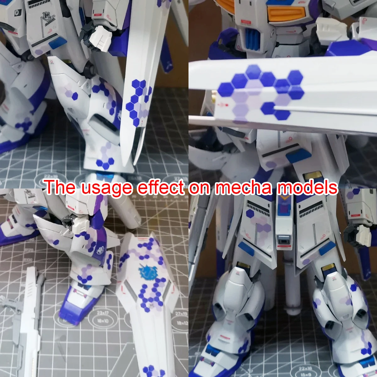 Airbrush-Sprühplatte, Schablonenwerkzeuge, digitale Pixel-Waben-Camouflage-Malerei, Abdeckband, passend für Modellbausätze aller Maßstäbe – Detail 1